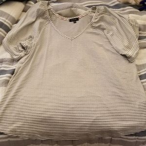 Flowy striped shirt 1X Verve Ami